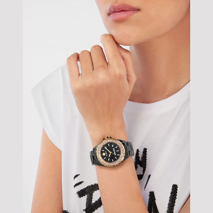 Plein Heaven Ceramic Bracelet Womens Watch
