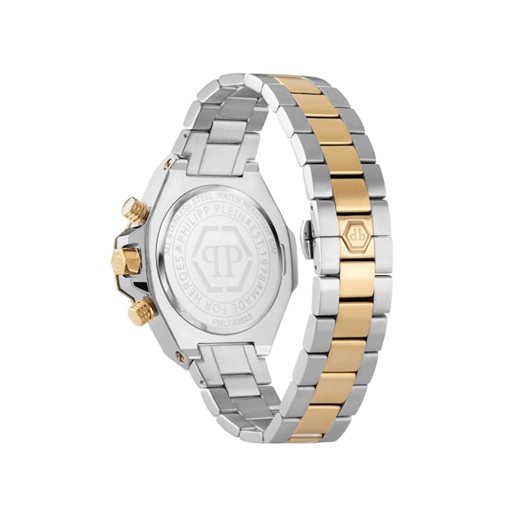Plein Chrono Royal Two-tone Stainless Steel Bracelet Watch