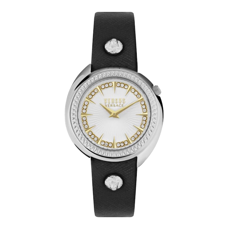 Versus Versace Tortona Crystal Strap Watch