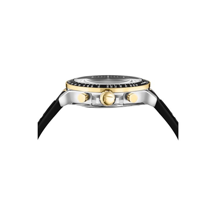 Ferragamo Urban Chrono Strap Watch With Sunray Dial