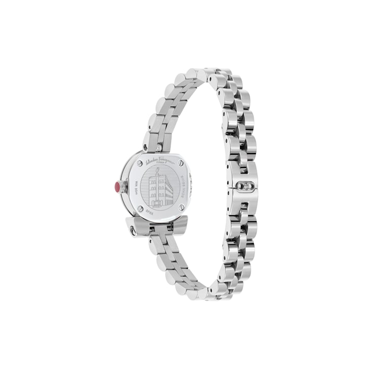 腕時計その他 Ferragamo Gancini Leather Watch With Silver Sunray Dial Ferragamo Womens Gancini Watches | MadaLuxe Time – Direct Luxury