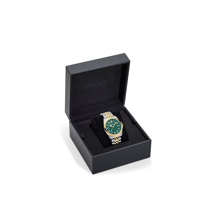 Versace Anteo Green Dial Bracelet Watch