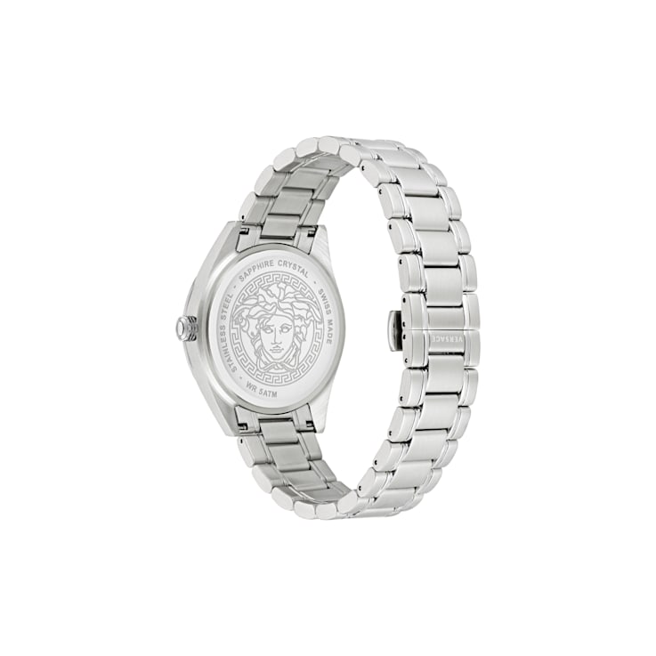 アナログ腕時計 Versus Versace Crysta Stainless Steel 38mmmm Bracelet VERSUS Versace Vittoria Crystal Bracelet Watch, 38mm