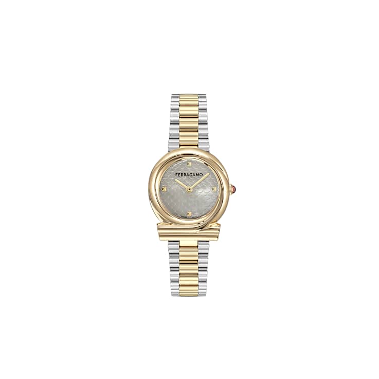 Gancini Twisted Bracelet Watch