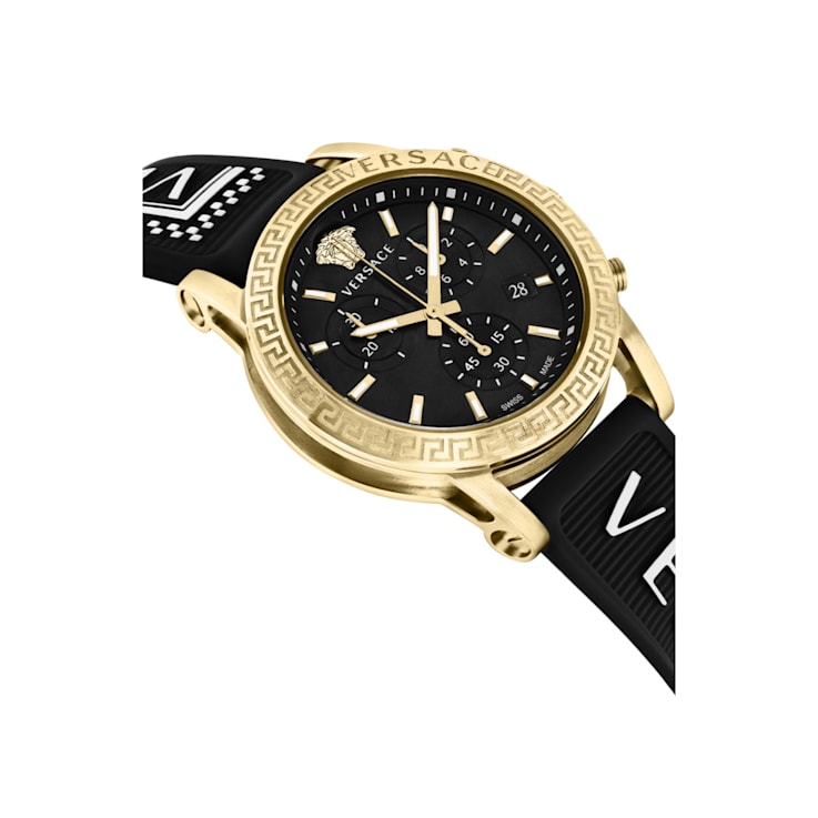 Versace silver sport tech watch on sale