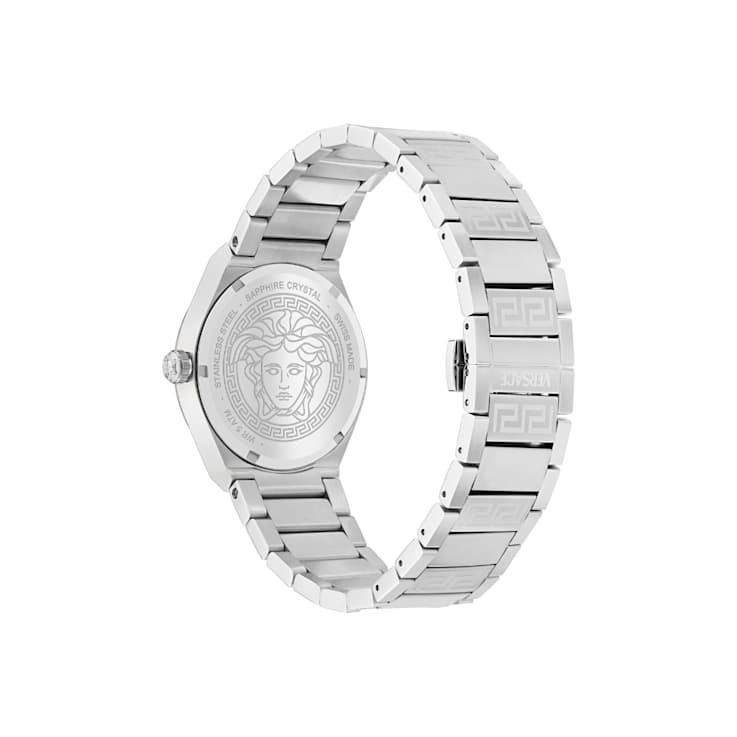 V-Auria Light Blue Dial Stainless Steel Bracelet Watch
