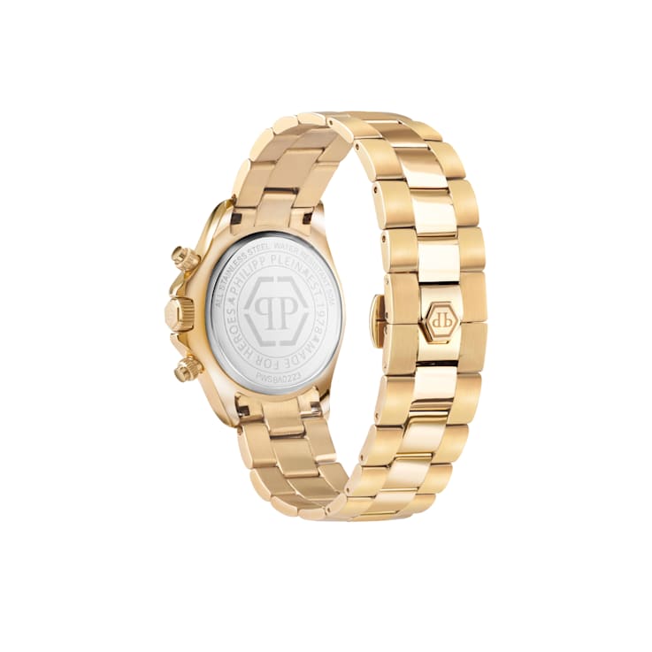Philipp Plein Nobile Lady Yellow Stainless Steel Bracelet Watch