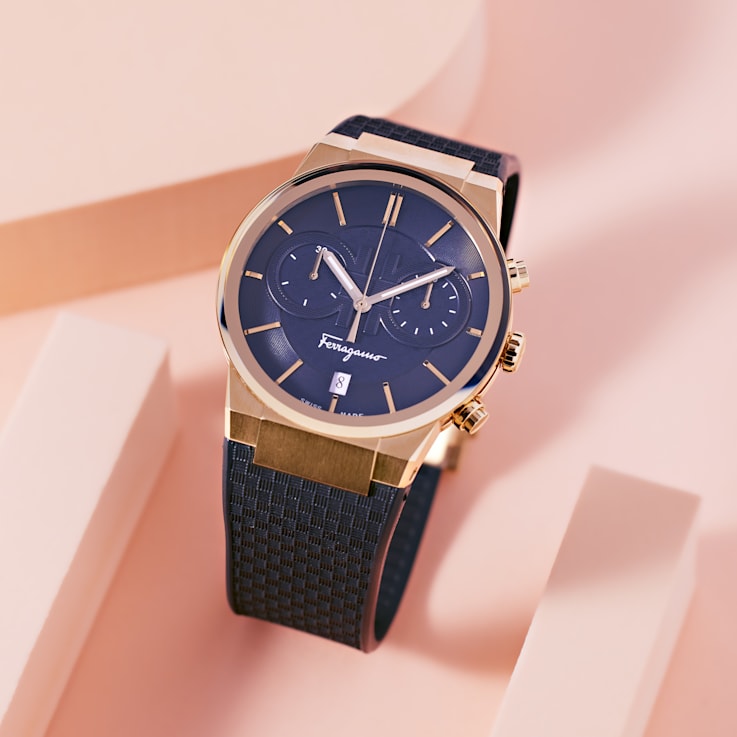 Salvatore Ferragamo Sapphire Strap Watch 1B3D1A