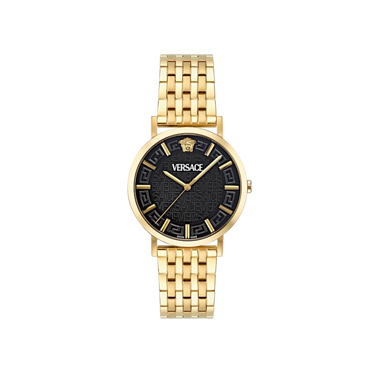 Versace men's gold watches best sale