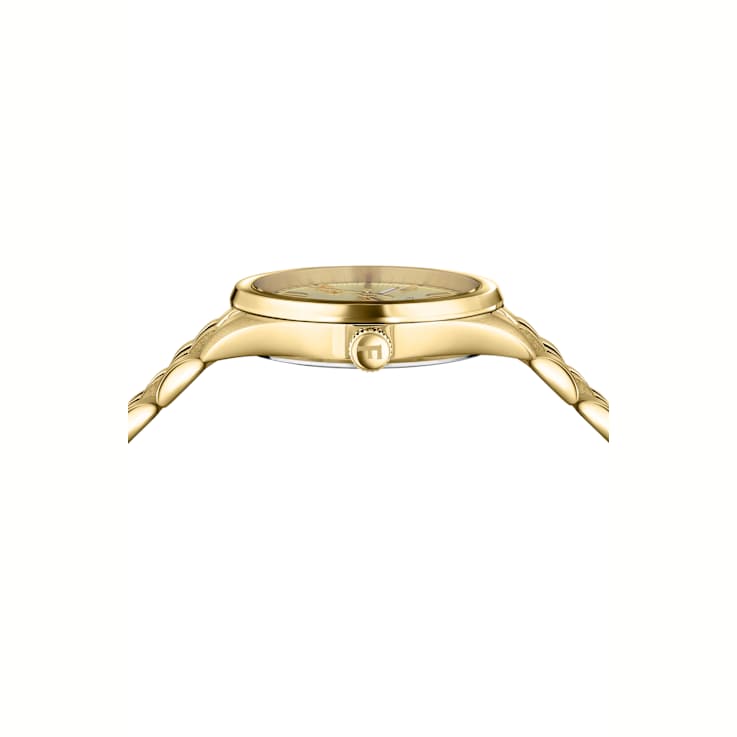 Ferragamo Classic IP Yellow Bracelet Watch