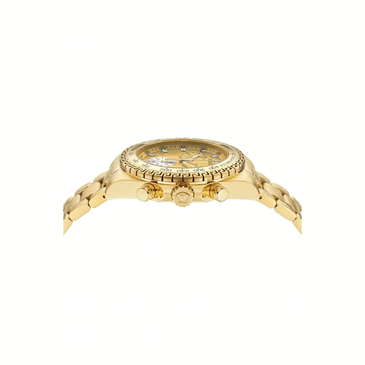 Versace Chrono X IP Yellow Bracelet Watch