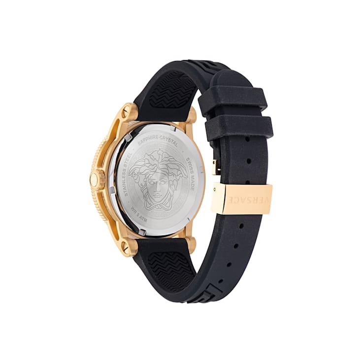 Versace stainless steel sapphire crystal watch best sale