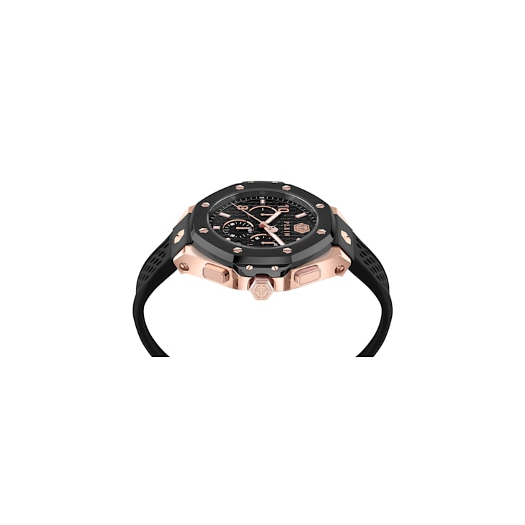 Plein Chrono Royal Silicone Strap Mens Watch