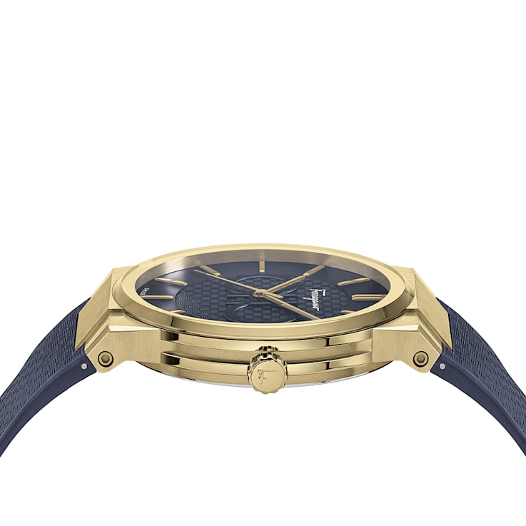 Salvatore Ferragamo Sapphire Strap Watch