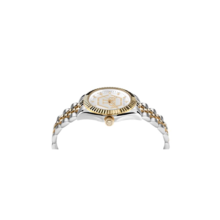 Philipp Plein Date Superlative Two-tone Bracelet Watch - 1697RC