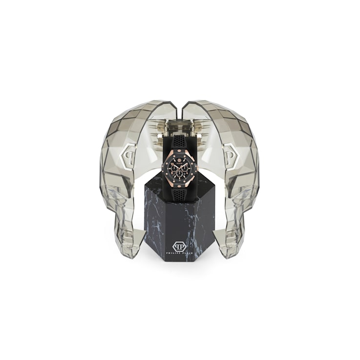 Plein Chrono Royal Silicone Strap Mens Watch