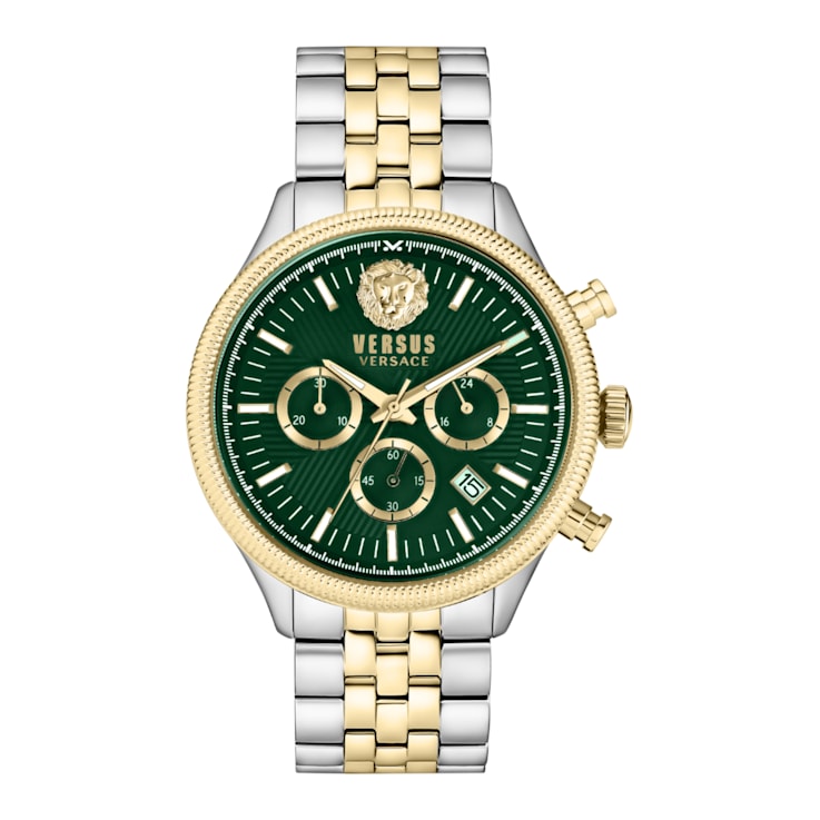 Versace green sales face watch