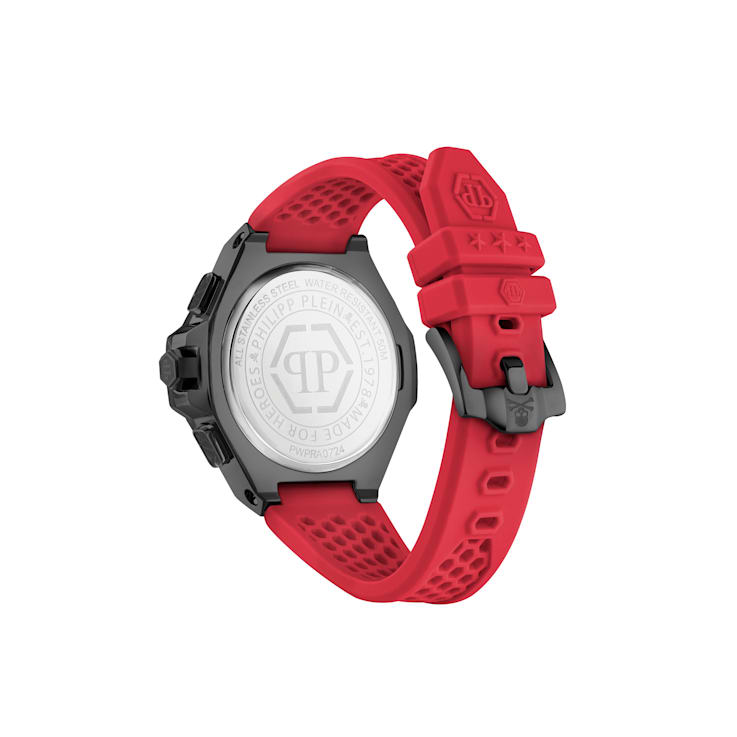Plein Chrono Royal Silicone Strap Mens Watch