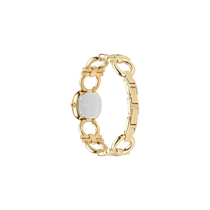 Double Gancini Yellow Stainless Steel Bracelet Watch