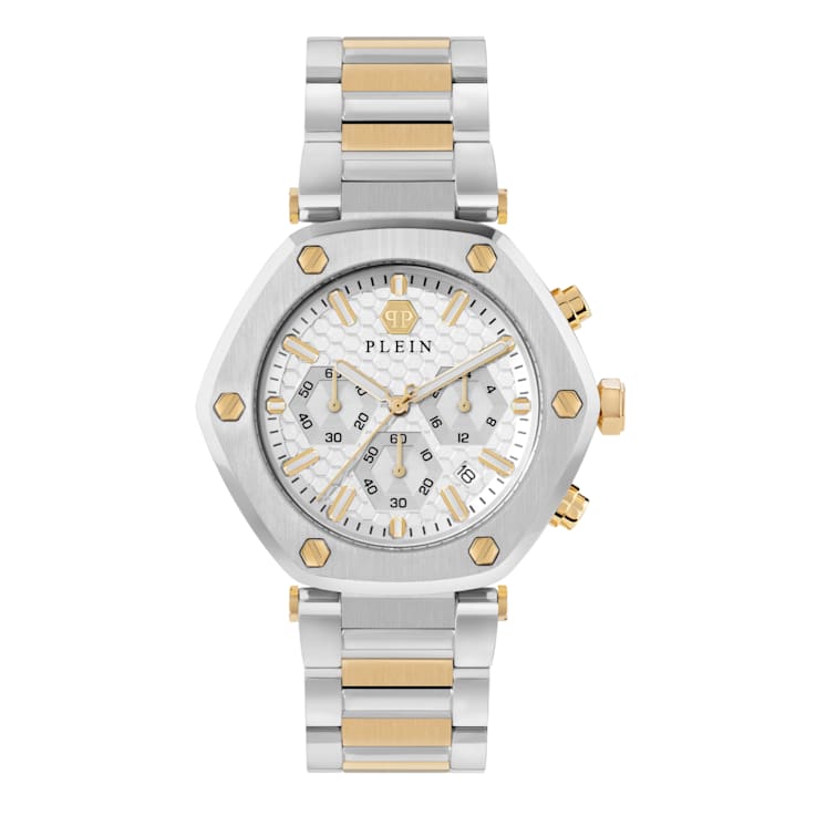 Philipp Plein The Hexagon Chrono Two-tone Bracelet Watch