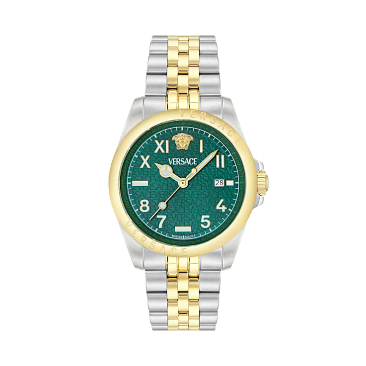 Versace Anteo Green Dial Bracelet Watch
