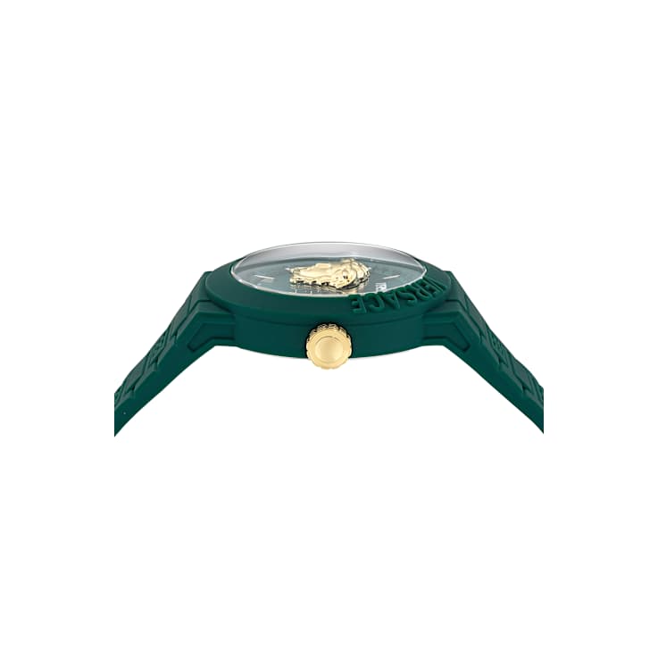 V-Pop Green Dial Silicone Watch