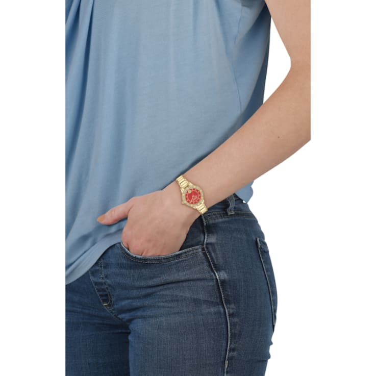 Versus Versace Canton Road Crystal Bracelet Watch