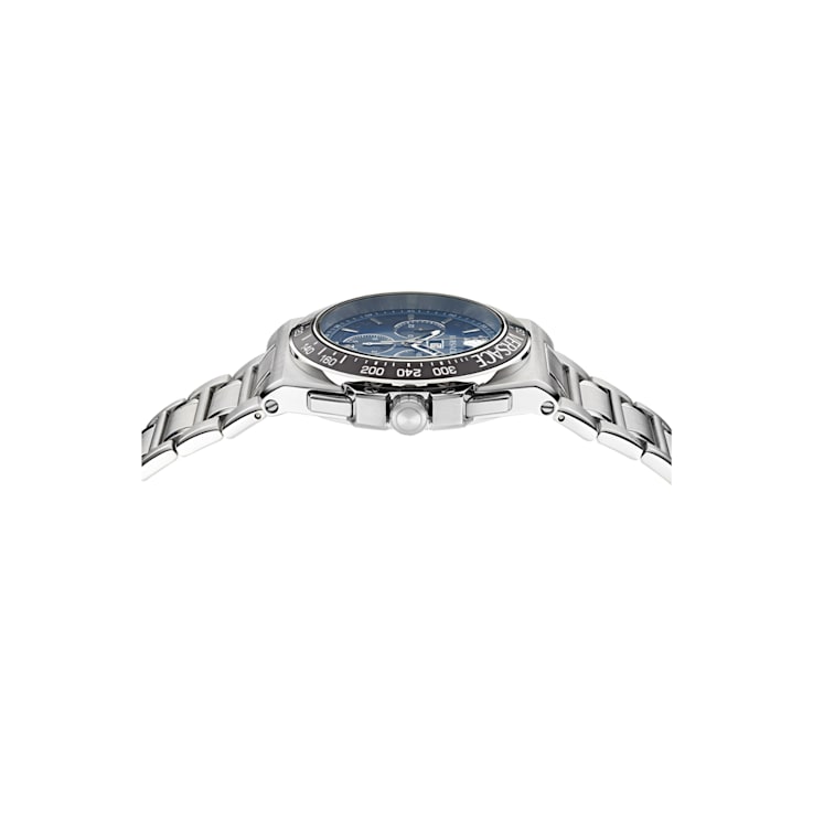 Versace blue face new arrivals watch