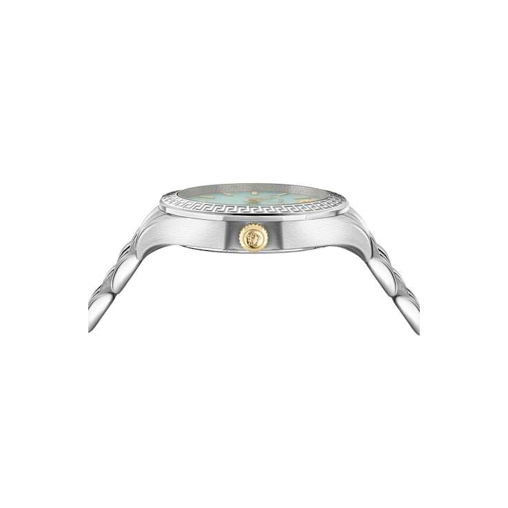 Versace Hellenyium 36mm Blue Sunray Dial Bracelet Watch