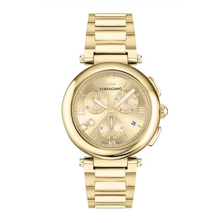 Ferragamo Legacy IP Yellow Bracelet Watch