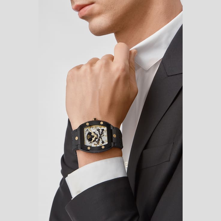 Philipp Plein The $keleton Crystal Strap Watch