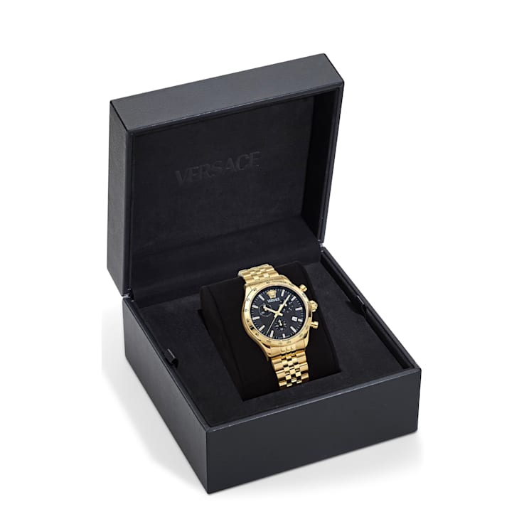 Hellenyium Chrono Petite Yellow Stainless Steel Bracelet Watch