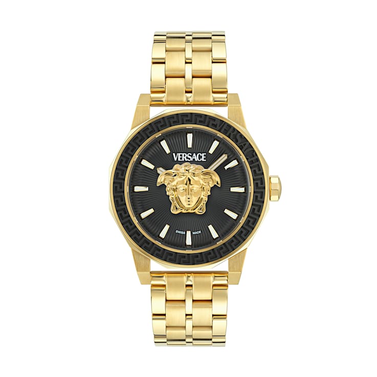 Medusa Deco IP Yellow Bracelet Watch