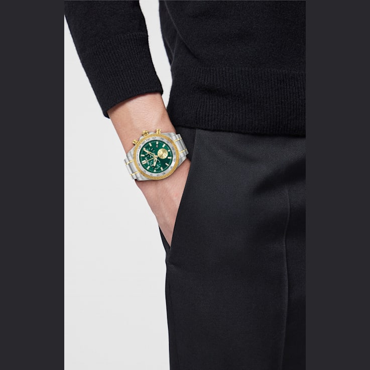 小物 Versace NEW $625 VERSACE Tribute Gold Brass MICRO CHARM Logo MEDUSA