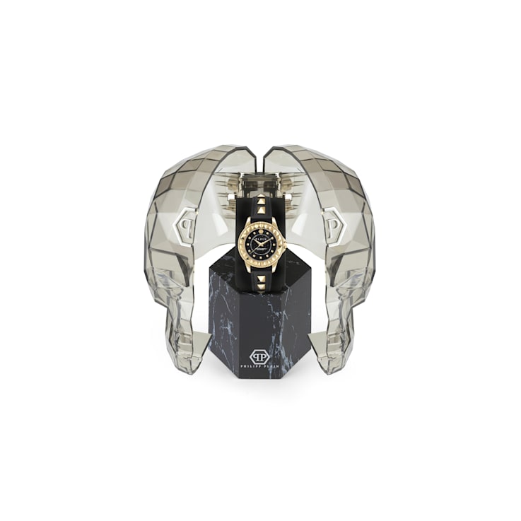 Plein Lady Rock Calf Leather Strap Womens Watch