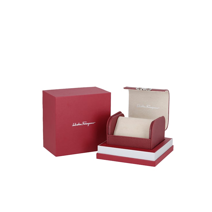 Ferragamo Women Gancini watch Red