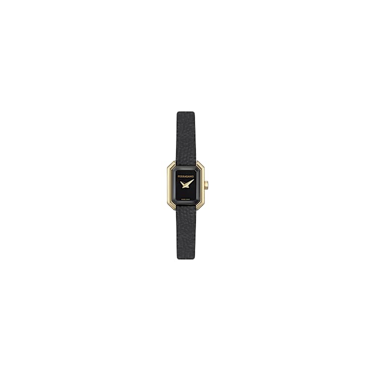 Ferragamo Crystal Petite Leather Watch