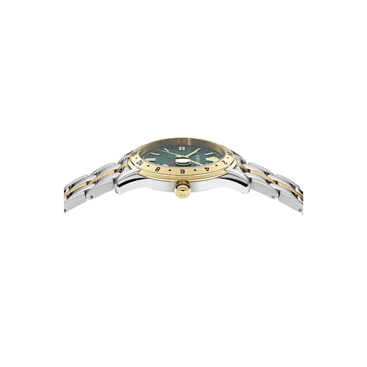 Versace Greca Time GMT Two-tone Bracelet Watch