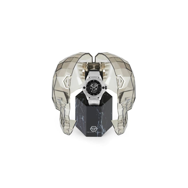 Philipp Plein The $kull Synthetic Strap Watch