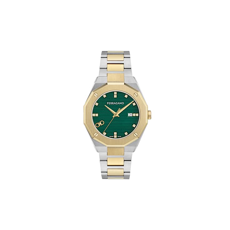 Ferragamo Edge Diamond Watch