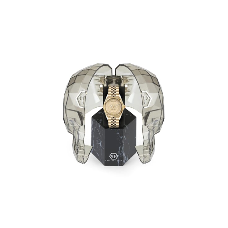 Philipp Plein Date Superlative Yellow Dial Yellow Stainless Steel
Bracelet Watch