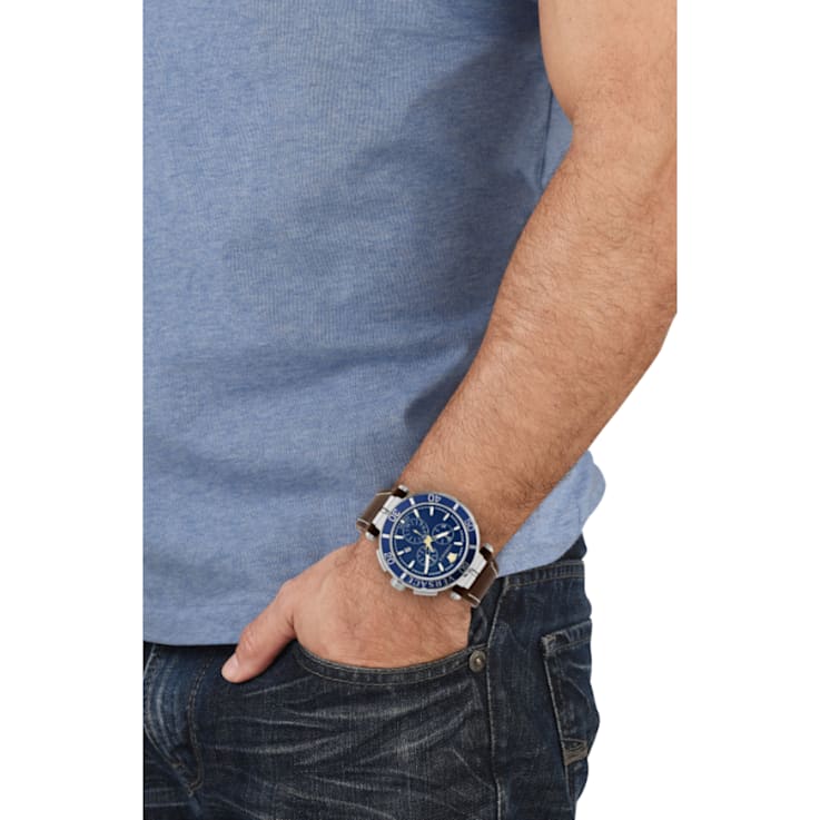 Versace Greca Chrono Strap Watch