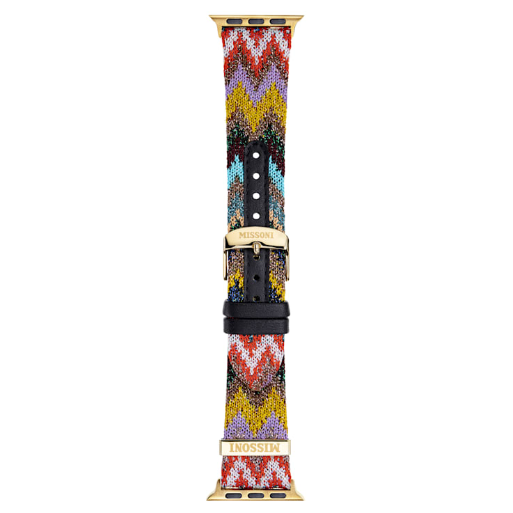 Missoni Zigzag Leather Apple Watch Strap