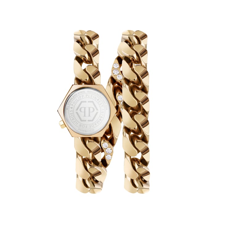 Philipp Plein The Hexagon Groumette Yellow Bracelet Watch