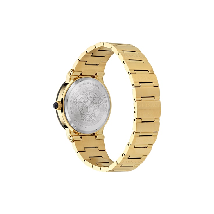 Versace watch logo sales