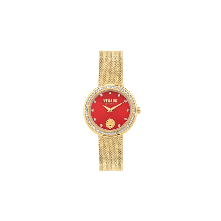 Versace watch red hot sale
