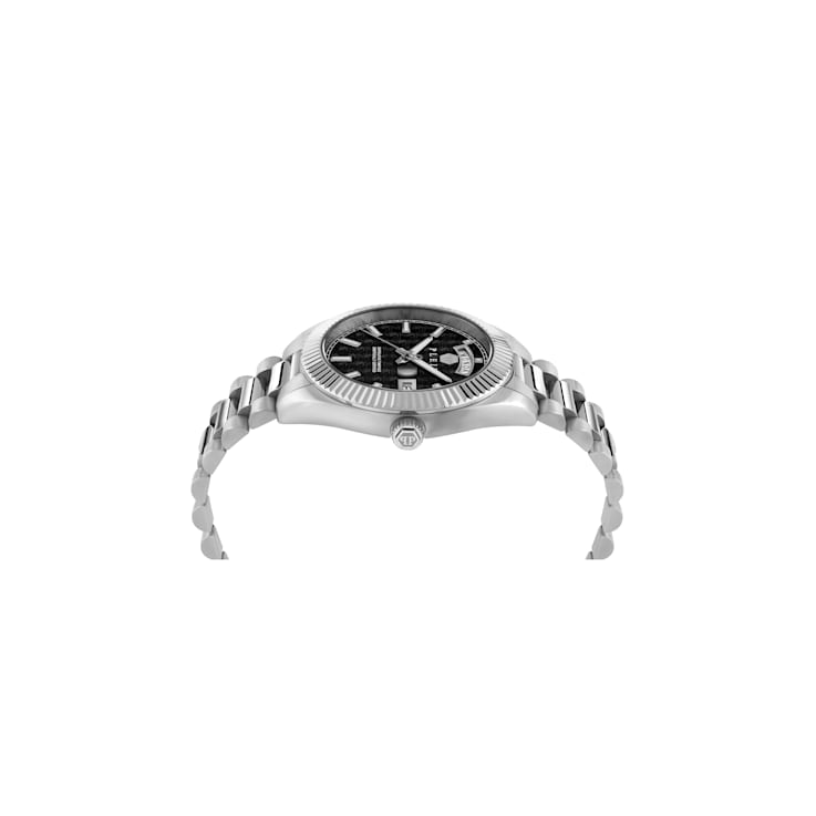 Date Superlative Stainless Steel Bracelet Mens Watch
