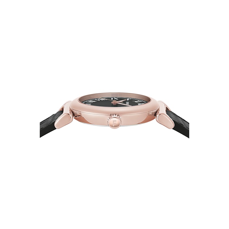 Ferragamo Allure Calf Leather Strap Womens Watch