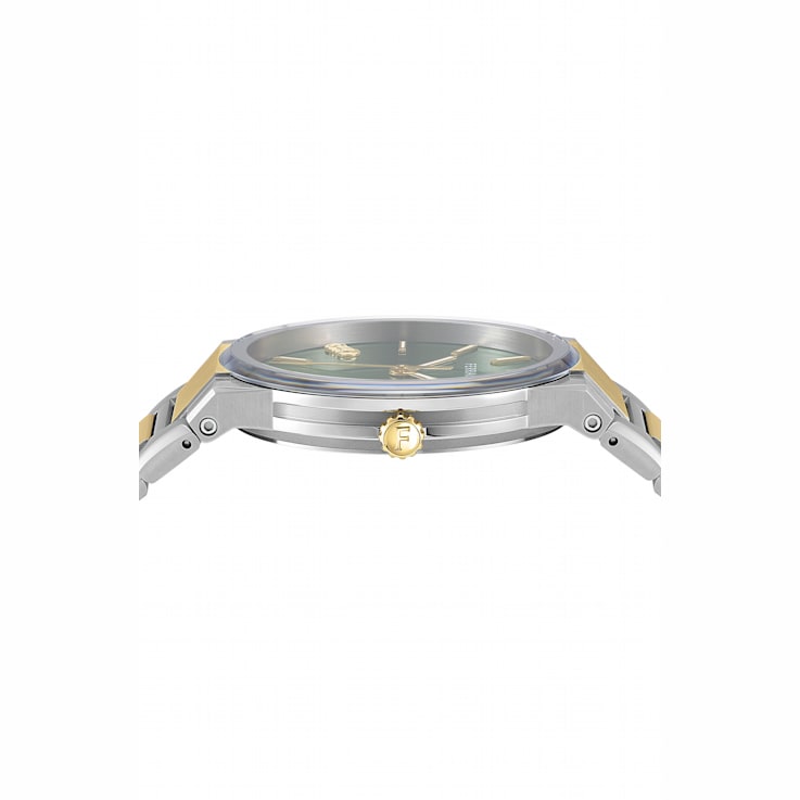 Ferragamo Infinity Sapphire Two-tone Bracelet Mens Watch