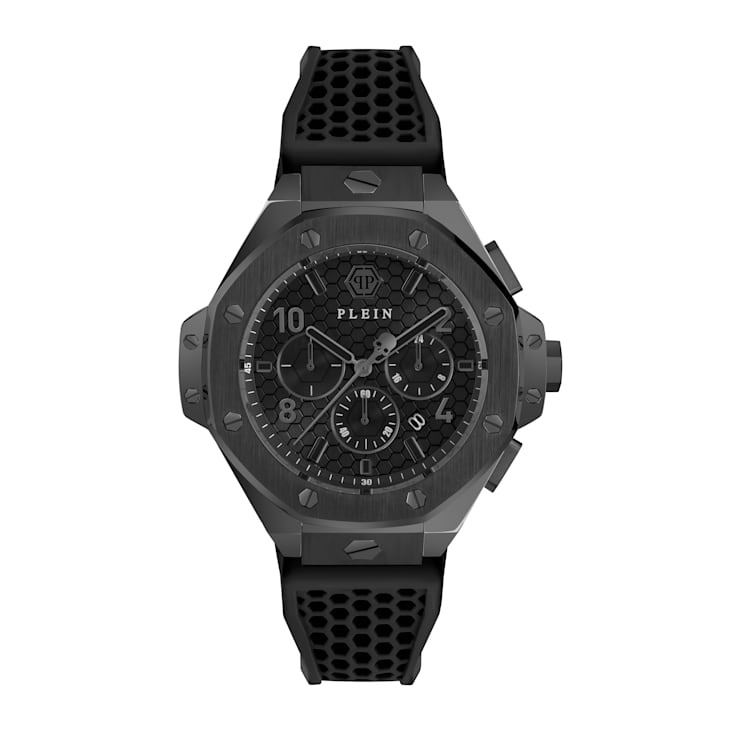 Plein Chrono Royal Silicone Strap Mens Watch